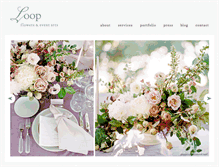 Tablet Screenshot of loopflowers.com